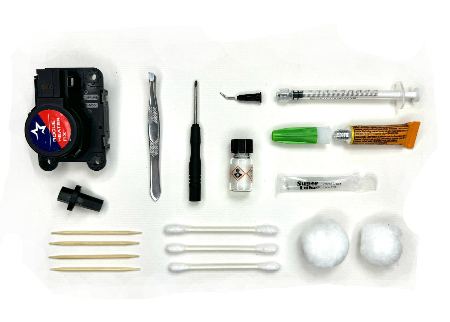 Nissan Rogue Heater Fix TM Repair Kit with Pre-Assembled Blend Door Motor and Insert